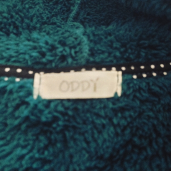 Oddy Waterfall Collar Maxi Vest Brand - Picture 4 of 5